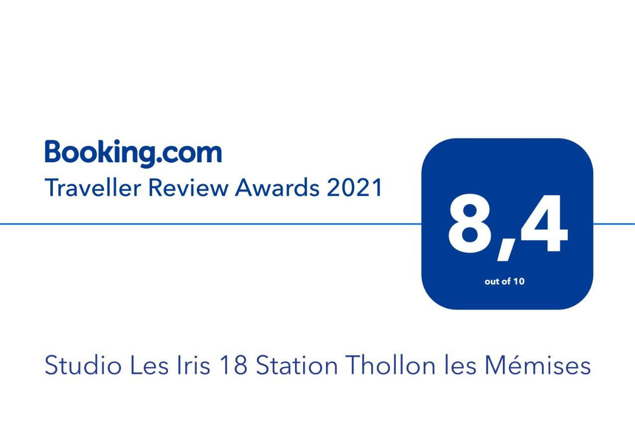Studio Les Iris 18 Station Thollon Les Memises Lejlighed Eksteriør billede
